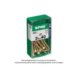 CAJA 20 unid. TORNILLO MADERA SPAX… · EL3-18353 | HogarLider
