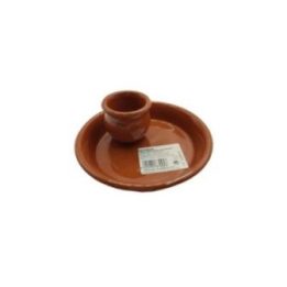 PLATO ACEITUNERO DE BARRO Ø13 x 5 cm | HogarLider