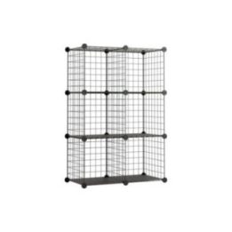 ESTANTERÍA MODULAR METÁLICA TITAN C6 NEGRO | HogarLider