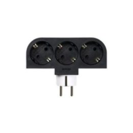 ADAPTADOR GIRATORIO SCHUKO 3 TOMAS 16A 250 V~ | HogarLider