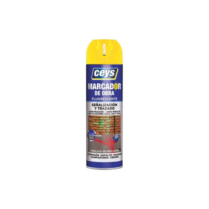 MARCADOR OBRA AMARILLO 500 ml | HogarLider