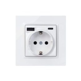 BASE ENCHUFE SCHUKO + USB A + C… · EL3-42040 | HogarLider