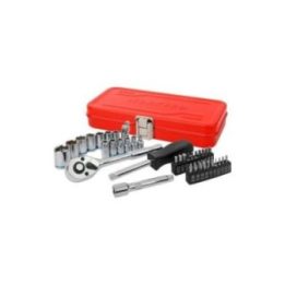 LLAVE DE CARRACA, ¼ pulg, JUEGO 37 PIEZAS | HogarLider