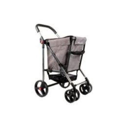 CARRO DE LA COMPRA BASKET MF 4B GRIS | HogarLider
