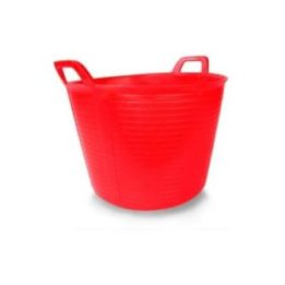 CAPAZO DE PLÁSTICO ROJO Nº.3, 40 l | HogarLider