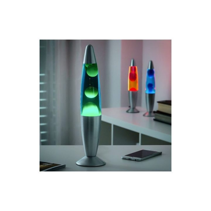 LÁMPARA DE LAVA MAGMA 25 W COLOR VERDE | HogarLider