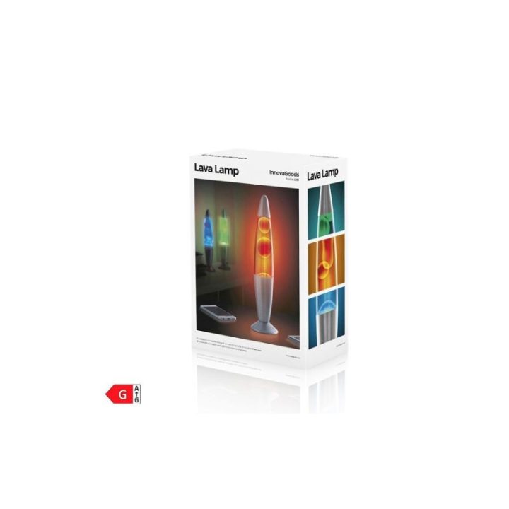LÁMPARA DE LAVA MAGMA 25 W COLOR VERDE | HogarLider