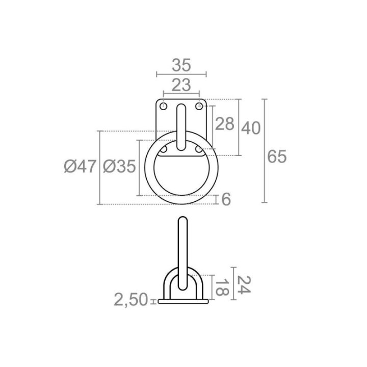 PLACA AMARRE CON ANILLA AP13, 6 mm… · EL3-86373 | HogarLider