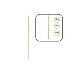 PACK 50 PIQUETAS FIBRA AMARILLA 120 cm | HogarLider