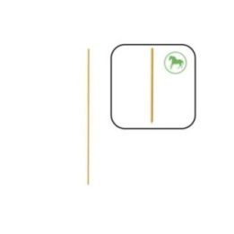 PACK 50 PIQUETAS FIBRA AMARILLA 150 cm | HogarLider