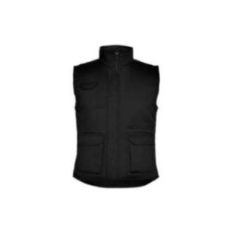 CHALECO LABORAL ALMANZOR NEGRO T-S | HogarLider