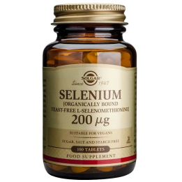 Solgar Selenio 200µg 50 Comprimidos | HogarLider