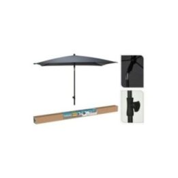 PARASOL RECTANGULAR GRIS, 125 x 200 cm | HogarLider