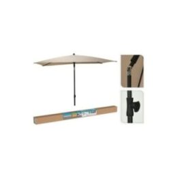 PARASOL RECTANGULAR BEIGE, 125 x 200 cm | HogarLider