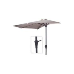 MEDIA SOMBRILLA TAUPE, Ø270 cm | HogarLider