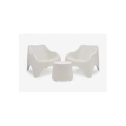 CONJUNTO JARDÍN CLOUD 3 PIEZAS BLANCO | HogarLider