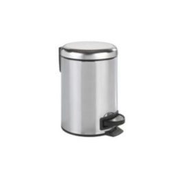 PAPELERA PEDAL DE ACERO INOXIDABLE LEMAN 3 l | HogarLider