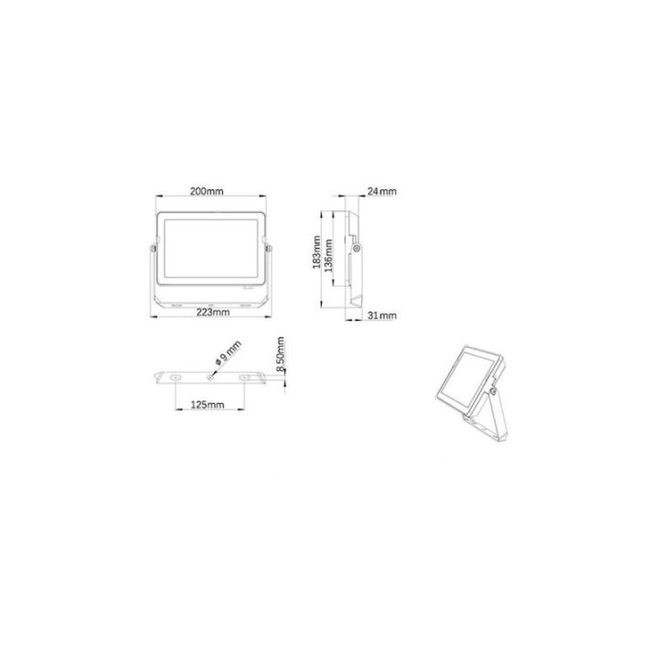 PROYECTOR 50 W 4750 lm 6500 K IP65 | HogarLider