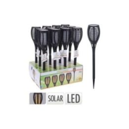 ANTORCHA SOLAR EFECTO LLAMA Ø10x58cm | HogarLider