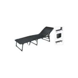 TUMBONA PLEGABLE METÁLICA, NEGRA… · EL3-90555 | HogarLider