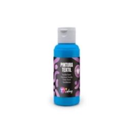 PINTURA TEXTIL AZUL CYAN, 80 ml | HogarLider