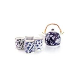 TETERA JAPONESA CON 4 TAZAS, FLORA | HogarLider