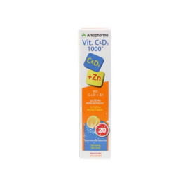 Arkopharma Vitamina C y D3 1000mg 20 Comprimidos | HogarLider