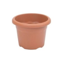 MACETA DE INYECCIÓN COLOR TERRACOTA Ø18 cm | HogarLider
