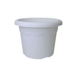 MACETA DE INYECCIÓN COLOR BLANCO Ø18 cm | HogarLider
