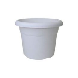 MACETA DE INYECCIÓN COLOR BLANCO Ø22 cm | HogarLider
