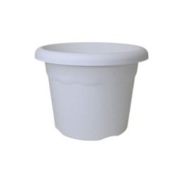 MACETA DE INYECCIÓN COLOR BLANCO Ø26 cm | HogarLider