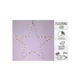 ESTRELLA LEDS NEGRO 56 cm | HogarLider