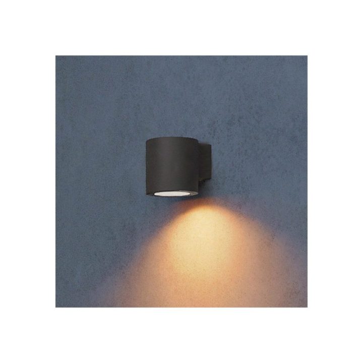 APLIQUE DE EXTERIOR LED FYLX 5 W, NEGRO | HogarLider