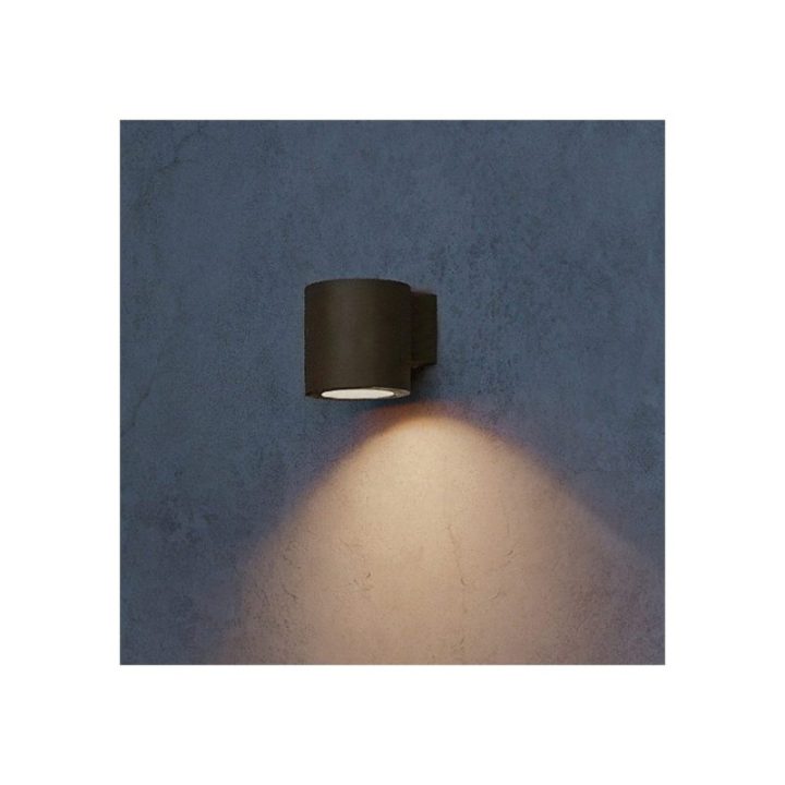 APLIQUE DE EXTERIOR LED FYLX 5 W, MARRÓN | HogarLider