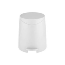 PAPELERA PEDAL PORTES, BLANCA, 3 l | HogarLider