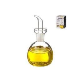 ACEITERA DE CRISTAL ANTIGOTEO ABOMBADA, 500 ml | HogarLider