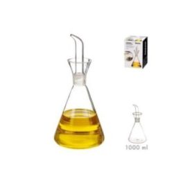 ACEITERA DE CRISTAL ANTIGOTEO 1 l | HogarLider