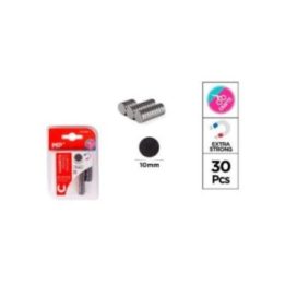IMANES DE SUJECIÓN Ø10 mm, 30 uds, BLISTER | HogarLider