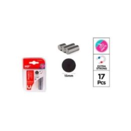 IMANES DE SUJECIÓN Ø15 mm, 17 uds, BLISTER | HogarLider