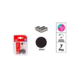 IMANES DE SUJECIÓN Ø25 mm, 7 uds, BLISTER | HogarLider