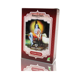 Henna Castaño Caoba Polvo Radhe 100g | HogarLider