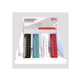 TERMÓMETRO DE MADERA 14,5 cm, COLORES SURTIDOS | HogarLider