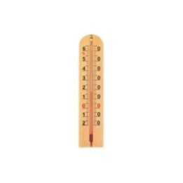 TERMÓMETRO MADERA SIN MERCURIO, 22 cm | HogarLider