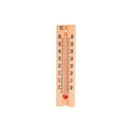 TERMÓMETRO MADERA SIN MERCURIO, 13,5 cm | HogarLider