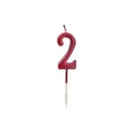VELA ROJA BRILLANTE Nº 2 | HogarLider