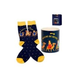TAZA CON CALCETINES EN CAJA DE… · EL3-69055 | HogarLider