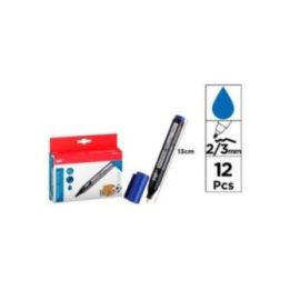 MARCADOR PERMANENTE AZUL, PX30, 12 uds, BLISTER | HogarLider