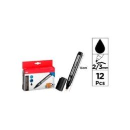 MARCADOR PERMANENTE NEGRO, PX30, 12 uds, BLISTER | HogarLider