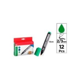 MARCADOR PERMANENTE VERDE, PX30, 12 uds, BLISTER | HogarLider