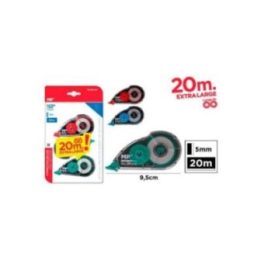 CINTA CORRECTORA, 5 mm x 20 m, 3 uds, BLISTER | HogarLider